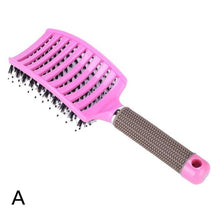 Load image into Gallery viewer, Brushy Anti Klit Hairbrush Women Female Hair Scalp Massage Comb Bristle&amp;nylon Hairbrush Wet Curly Detangle Hair Brush For Salon
