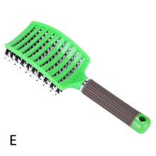 Load image into Gallery viewer, Brushy Anti Klit Hairbrush Women Female Hair Scalp Massage Comb Bristle&amp;nylon Hairbrush Wet Curly Detangle Hair Brush For Salon

