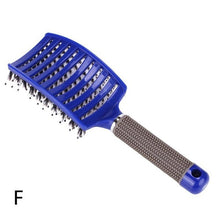 Load image into Gallery viewer, Brushy Anti Klit Hairbrush Women Female Hair Scalp Massage Comb Bristle&amp;nylon Hairbrush Wet Curly Detangle Hair Brush For Salon
