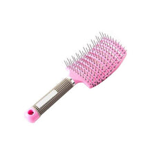 Load image into Gallery viewer, Curved Vented Professional Detangling Comb Portable Home Massage Hair Brush Styling Tools Fast Drying Barber Hairdressing Salon
