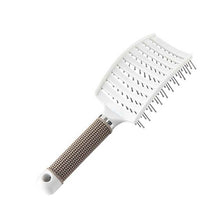 Load image into Gallery viewer, Curved Vented Professional Detangling Comb Portable Home Massage Hair Brush Styling Tools Fast Drying Barber Hairdressing Salon
