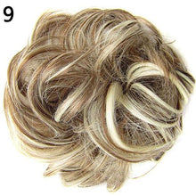 Load image into Gallery viewer, 2020 New Trendy Design Women Wavy Curly Messy Hair Bun Synthetic Elastic Hair Tie Extension Hair Scrunchie Hairpieces Bands
