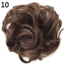 Load image into Gallery viewer, 2020 New Trendy Design Women Wavy Curly Messy Hair Bun Synthetic Elastic Hair Tie Extension Hair Scrunchie Hairpieces Bands
