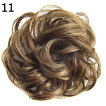 Load image into Gallery viewer, 2020 New Trendy Design Women Wavy Curly Messy Hair Bun Synthetic Elastic Hair Tie Extension Hair Scrunchie Hairpieces Bands
