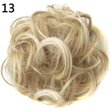 Load image into Gallery viewer, 2020 New Trendy Design Women Wavy Curly Messy Hair Bun Synthetic Elastic Hair Tie Extension Hair Scrunchie Hairpieces Bands

