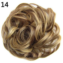 Load image into Gallery viewer, 2020 New Trendy Design Women Wavy Curly Messy Hair Bun Synthetic Elastic Hair Tie Extension Hair Scrunchie Hairpieces Bands
