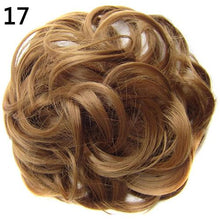 Load image into Gallery viewer, 2020 New Trendy Design Women Wavy Curly Messy Hair Bun Synthetic Elastic Hair Tie Extension Hair Scrunchie Hairpieces Bands

