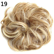 Load image into Gallery viewer, 2020 New Trendy Design Women Wavy Curly Messy Hair Bun Synthetic Elastic Hair Tie Extension Hair Scrunchie Hairpieces Bands
