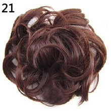 Load image into Gallery viewer, 2020 New Trendy Design Women Wavy Curly Messy Hair Bun Synthetic Elastic Hair Tie Extension Hair Scrunchie Hairpieces Bands
