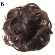 Load image into Gallery viewer, 2020 New Trendy Design Women Wavy Curly Messy Hair Bun Synthetic Elastic Hair Tie Extension Hair Scrunchie Hairpieces Bands
