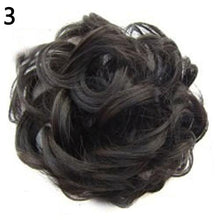 Load image into Gallery viewer, 2020 New Trendy Design Women Wavy Curly Messy Hair Bun Synthetic Elastic Hair Tie Extension Hair Scrunchie Hairpieces Bands
