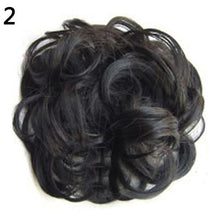 Load image into Gallery viewer, 2020 New Trendy Design Women Wavy Curly Messy Hair Bun Synthetic Elastic Hair Tie Extension Hair Scrunchie Hairpieces Bands

