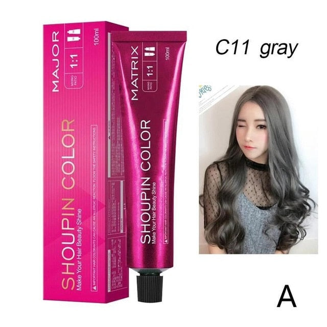 2020 New Hot Mermaid Hair Coloring Shampoo Mild Safe Hair Dyeing Shampoo for All Hairs 100ml