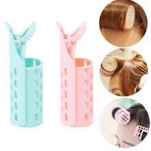 Load image into Gallery viewer, Korean Style Girl DIY Styling Fringe Bangs Front Curler Roller Holder Candy Color Hair Pin Clip Tool Women Hair Rollers 1PC
